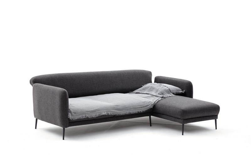 Wenus Divanbäddsoffa 3-sits - Antracit - Möbler - Vardagsrum - Bäddsoffor - Hörnbäddsoffa