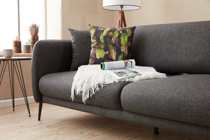 Wenus Divanbäddsoffa 3-sits - Antracit - Möbler - Vardagsrum - Bäddsoffor - Hörnbäddsoffa