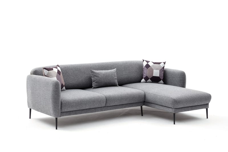 Wenus Divanbäddsoffa 3-sits - Grå - Möbler - Vardagsrum - Bäddsoffor - Hörnbäddsoffa