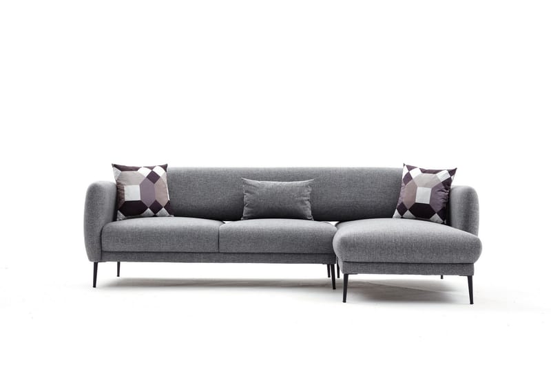 Wenus Divanbäddsoffa 3-sits - Grå - Möbler - Vardagsrum - Bäddsoffor - Hörnbäddsoffa