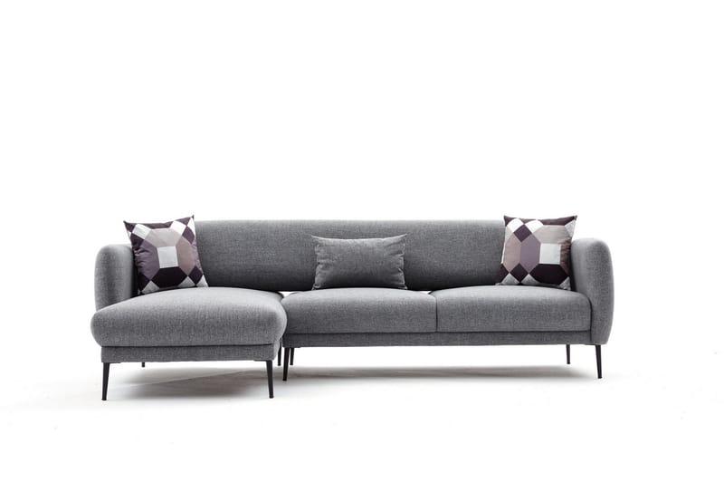 Wenus Divanbäddsoffa 3-sits - Grå - Möbler - Vardagsrum - Bäddsoffor - Hörnbäddsoffa