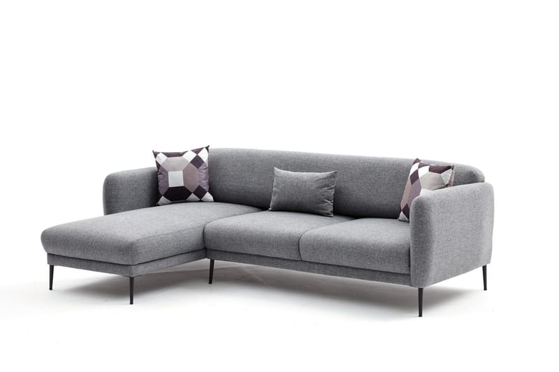 Wenus Divanbäddsoffa 3-sits - Grå - Möbler - Vardagsrum - Bäddsoffor - Hörnbäddsoffa