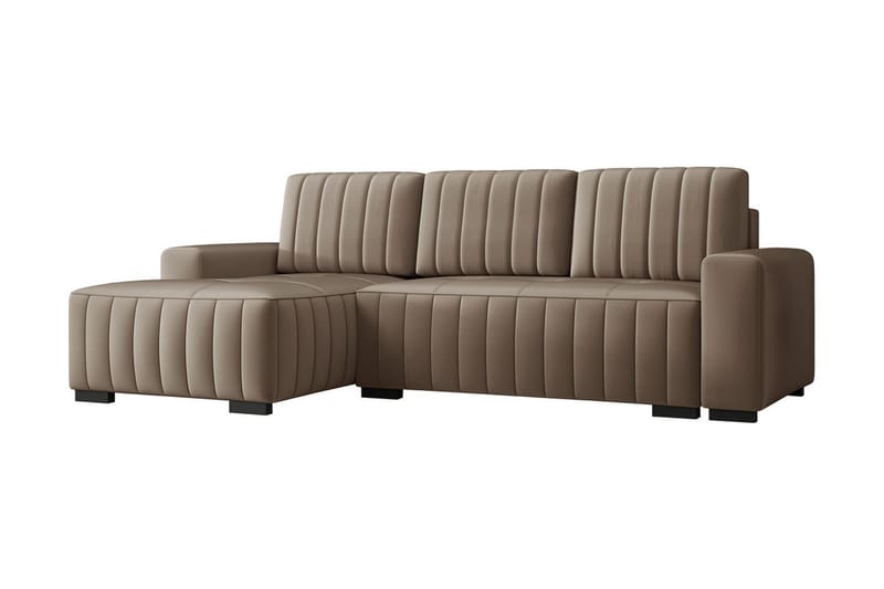WESP 4-sits Bäddsoffa Vänster - Beige - Möbler - Vardagsrum - Bäddsoffor