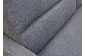 Wibaro Bäddsoffa 144x91x117 cm - Grå - Möbler - Vardagsrum - Bäddsoffor