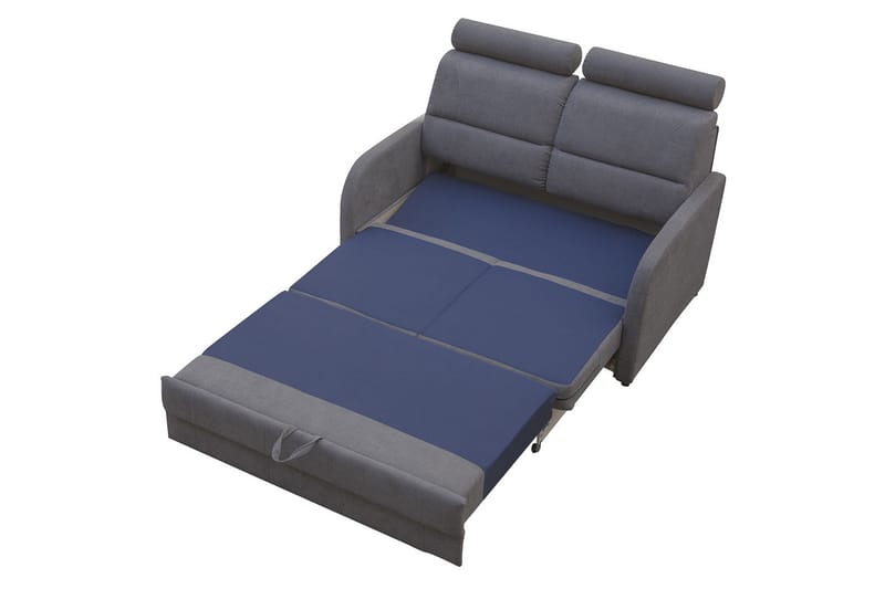 WIBARO Bäddsoffa 144x91x117 cm - Grå - Möbler - Vardagsrum - Bäddsoffor