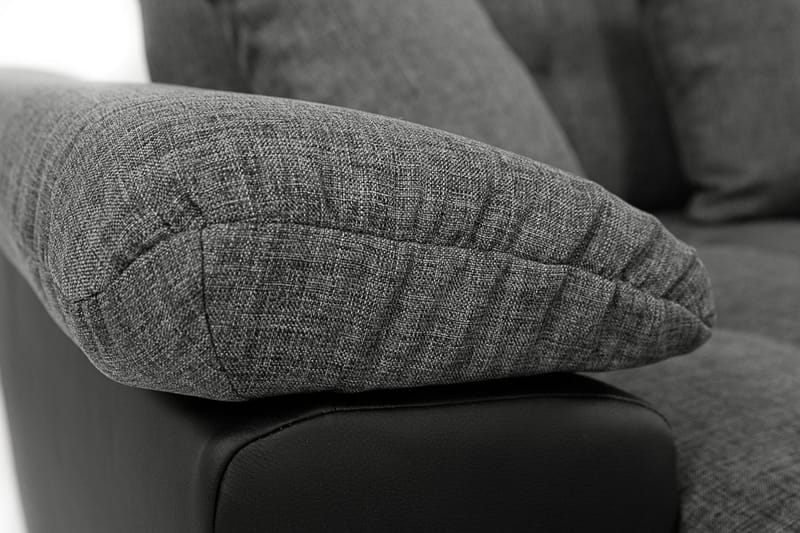 WICENZA U-Bäddsoffa 375x155x76 cm - Grå/Vit - Möbler - Vardagsrum - Bäddsoffor - U bäddsoffa