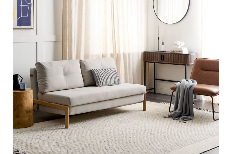 Wigwig Bäddsoffa 2-sits - Beige/Ljust trä - Möbler - Vardagsrum - Bäddsoffor
