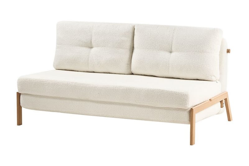 Wigwig Bäddsoffa 2-sits - Vit/Ljust trä - Möbler - Vardagsrum - Bäddsoffor