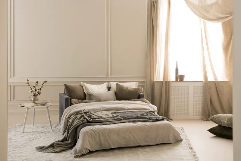 Willhelm Liten Bäddsoffa 2-sits 160 cm Bred - Grå / Ljusgrå - Möbler - Vardagsrum - Bäddsoffor