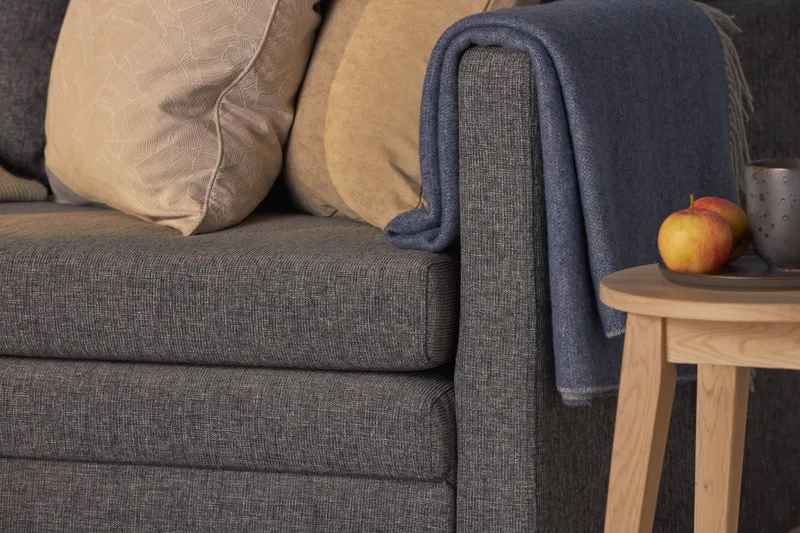 Willhelm Liten Bäddsoffa 2-sits 160 cm Bred - Grå / Ljusgrå - Möbler - Vardagsrum - Bäddsoffor