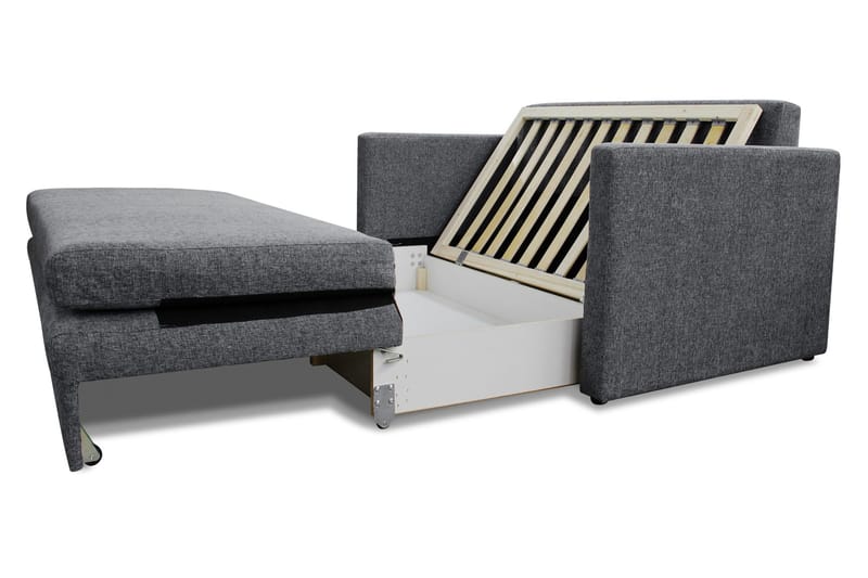 Willhelm Liten Bäddsoffa 2-sits 160 cm Bred - Grå / Ljusgrå - Möbler - Vardagsrum - Bäddsoffor