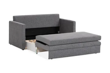 Willhelm Liten Bäddsoffa 2-sits 160 cm Bred - Grå / Ljusgrå - Möbler - Vardagsrum - Bäddsoffor