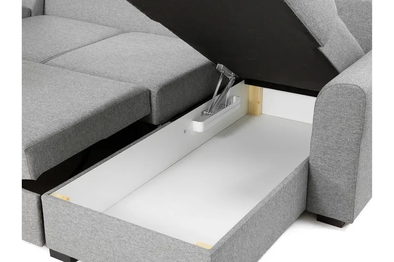 Wilma 6-sits Bäddsoffa - Antracit - Möbler - Vardagsrum - Bäddsoffor - U bäddsoffa