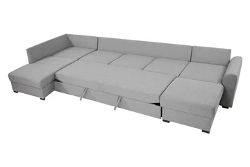 Wilma 6-sits Bäddsoffa - Grå - Möbler - Vardagsrum - Bäddsoffor - U bäddsoffa