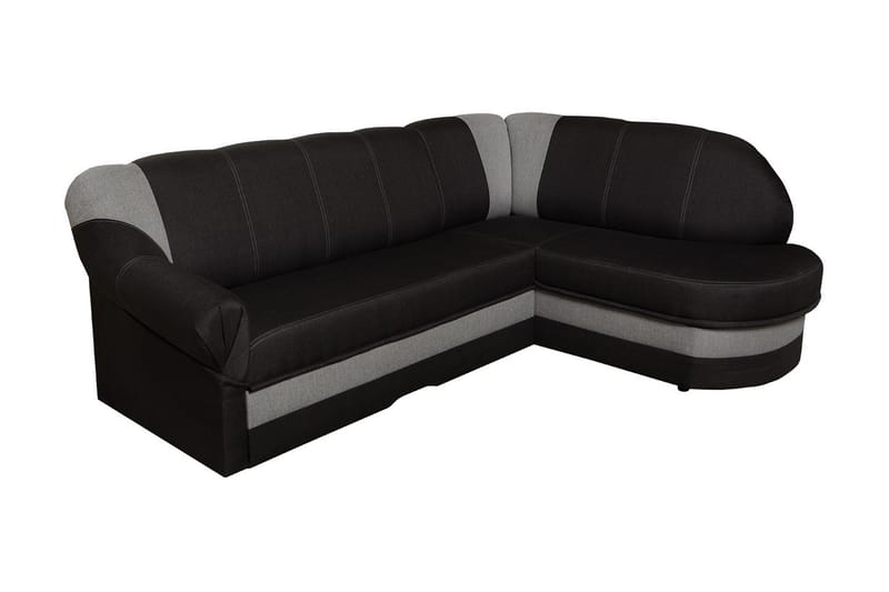 WINCHCESTER Hörnbäddsoffa - Svart - Möbler - Vardagsrum - Bäddsoffor - Hörnbäddsoffa