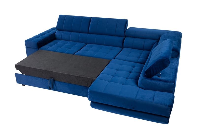 WRESSLE 4-sits Bäddsoffa Vänster - Svart - Möbler - Vardagsrum - Bäddsoffor