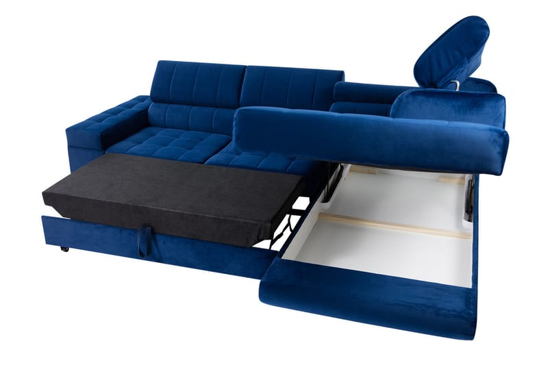 WRESSLE 4-sits Bäddsoffa Vänster - Svart - Möbler - Vardagsrum - Bäddsoffor