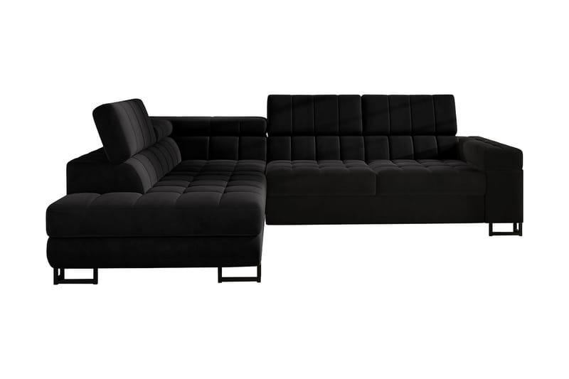 WRESSLE 4-sits Bäddsoffa Vänster - Svart - Möbler - Vardagsrum - Bäddsoffor