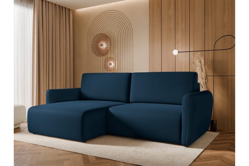 Wymer Bäddsoffa m. Divan 2-sits - Blå - Möbler - Vardagsrum - Bäddsoffor