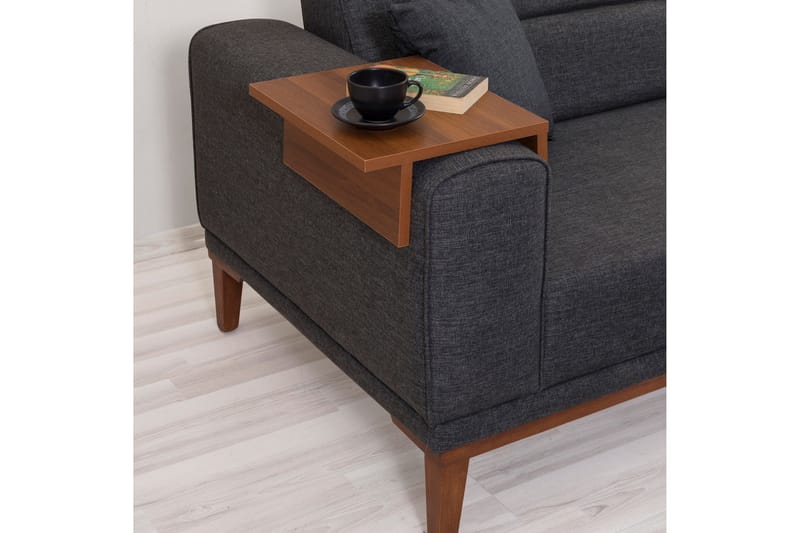 Wyong Bäddsoffa 3-sits 223x94 cm - Antracit - Möbler - Vardagsrum - Bäddsoffor
