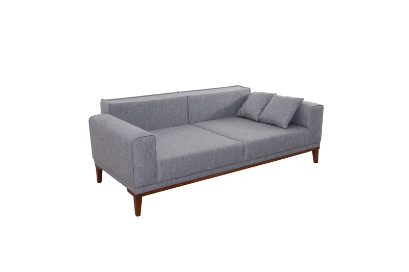 Wyong Bäddsoffa 3-sits 223x94 cm - Grå - Möbler - Vardagsrum - Bäddsoffor