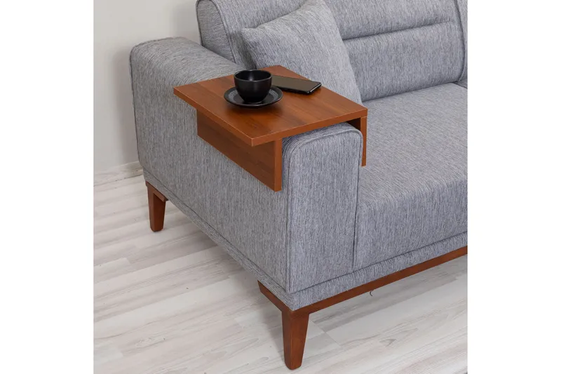 Wyong Bäddsoffa 3-sits 223x94 cm - Grå - Möbler - Vardagsrum - Bäddsoffor