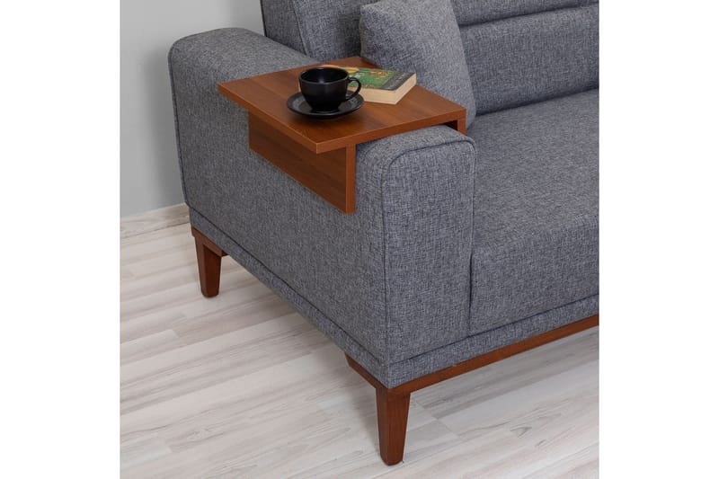 Wyong Bäddsoffa 3-sits 223x94 cm - Mörkgrå - Möbler - Vardagsrum - Bäddsoffor