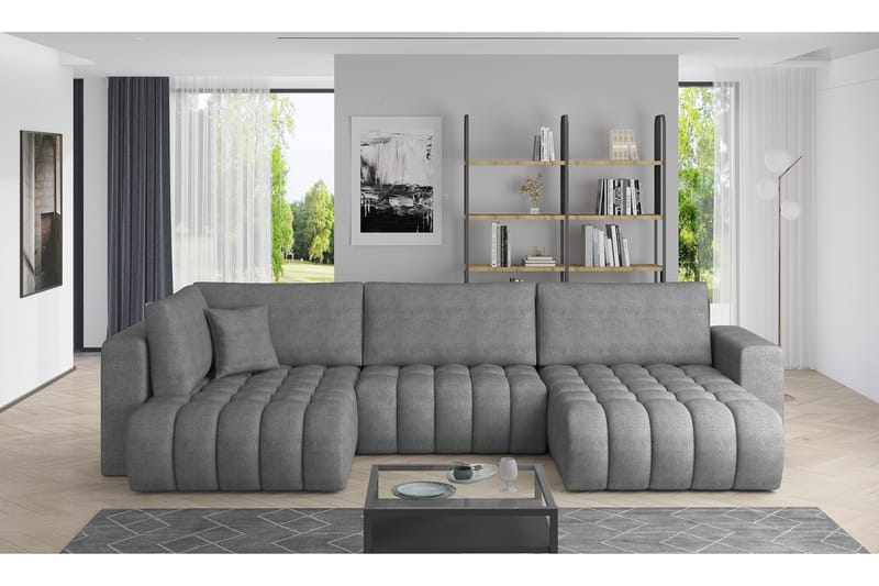 Yorktown U-bäddsoffa Divan Höger - Gul - Möbler - Vardagsrum - Bäddsoffor - U bäddsoffa