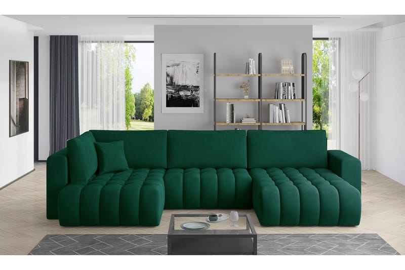 Yorktown U-bäddsoffa Divan Höger - Gul - Möbler - Vardagsrum - Bäddsoffor - U bäddsoffa