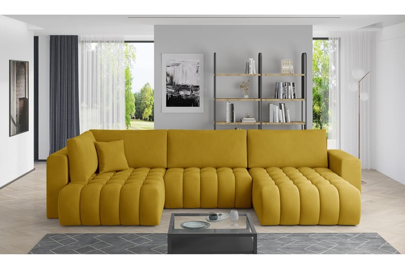 Yorktown U-bäddsoffa Divan Höger - Ljusgrå - Möbler - Vardagsrum - Bäddsoffor - U bäddsoffa