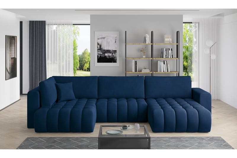 Yorktown U-bäddsoffa Divan Höger - Mörkgrå - Möbler - Vardagsrum - Bäddsoffor - U bäddsoffa