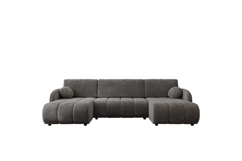 Zarania Bäddsoffa Dubbeldivan 3-sits - Grå - Möbler - Vardagsrum - Bäddsoffor - U bäddsoffa