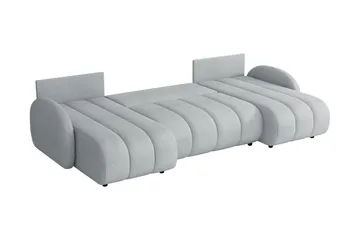 Zarania Bäddsoffa Dubbeldivan 3-sits - Gul - Möbler - Vardagsrum - Bäddsoffor - U bäddsoffa