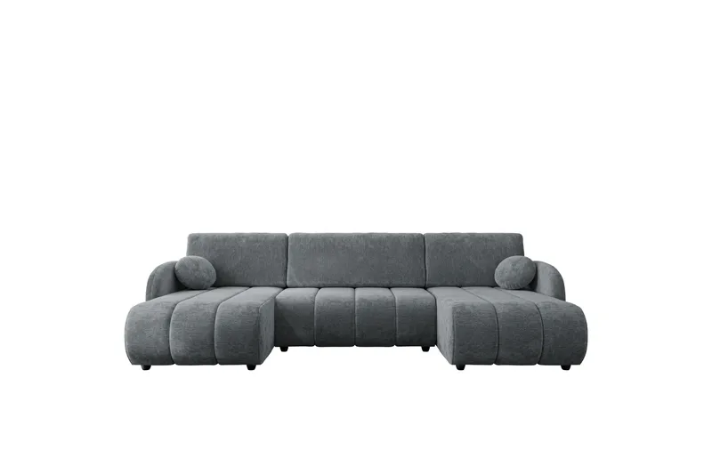Zarania Bäddsoffa Dubbeldivan 3-sits, Svart