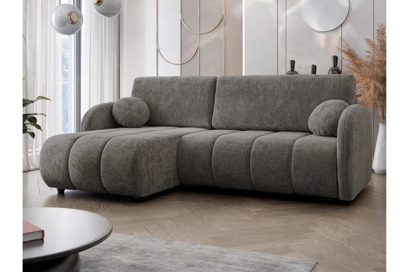 Zarania Bäddsoffa m. Divan 3-sits - Grå - Möbler - Vardagsrum - Bäddsoffor