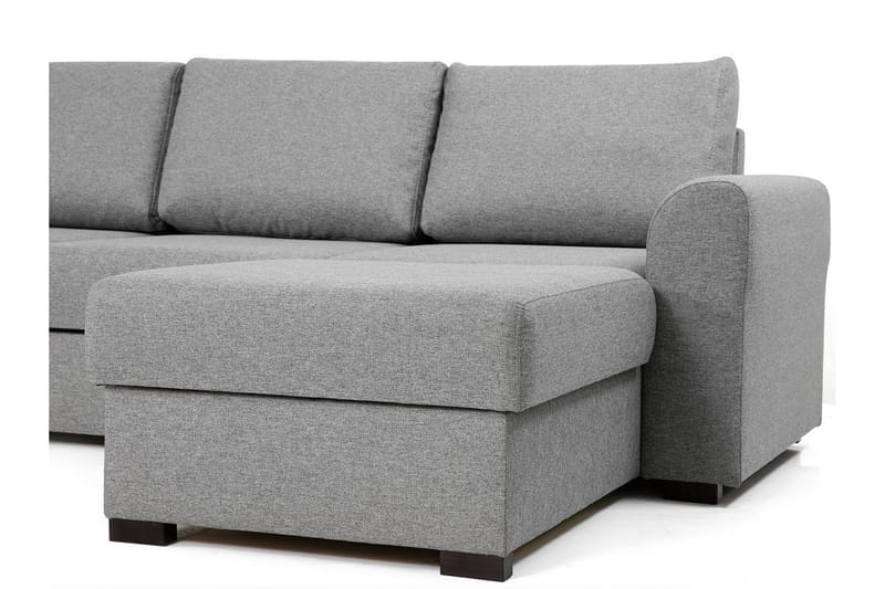 ZIVDA 6-sits Bäddsoffa Höger - Grå - Möbler - Vardagsrum - Bäddsoffor - U bäddsoffa