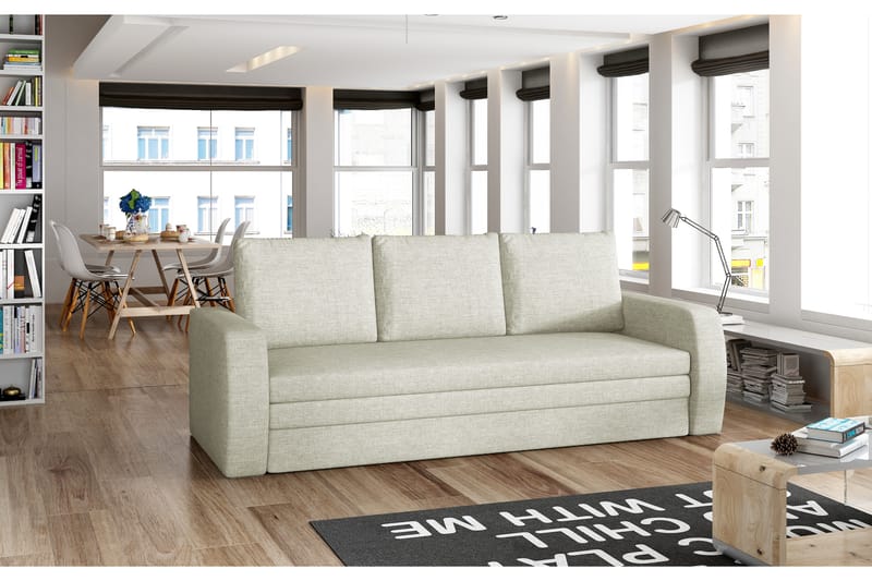 ZOLLO Bäddsoffa Beige - Bäddsoffor - 3-sits bäddsoffa