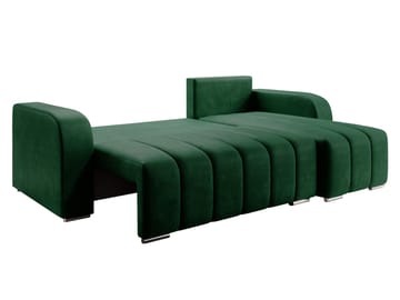 Zulueta 3-sits Bäddsoffa med divan - Lambi 03 (grå) - Möbler - Vardagsrum - Bäddsoffor