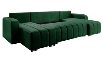 Zulueta 4-sits Bäddsoffa med dubbeldivan - grå - Möbler - Vardagsrum - Bäddsoffor - Hörnbäddsoffa