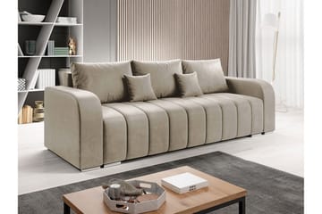 Zulueta 4-sits Bäddsoffa Vänster - Beige - Möbler - Vardagsrum - Bäddsoffor