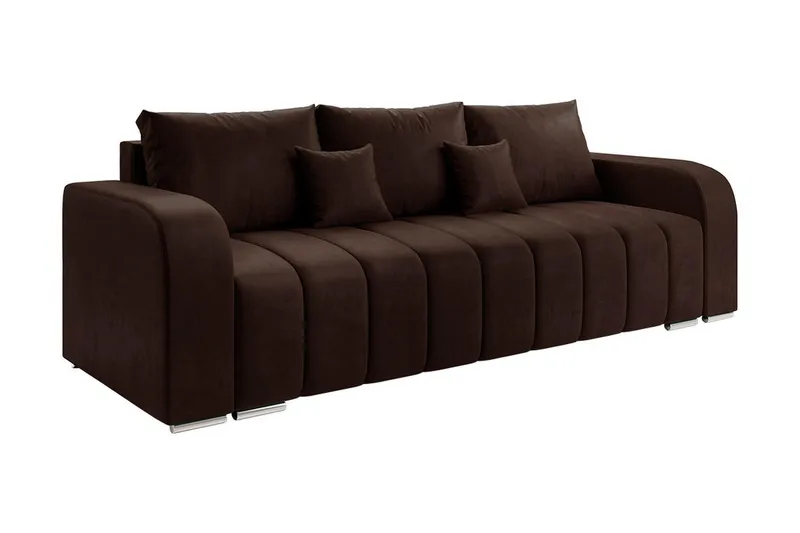 Zulueta 4-sits Bäddsoffa Vänster - Brun - Möbler - Vardagsrum - Bäddsoffor