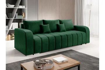 Zulueta 4-sits Bäddsoffa Vänster - Grön - Möbler - Vardagsrum - Bäddsoffor