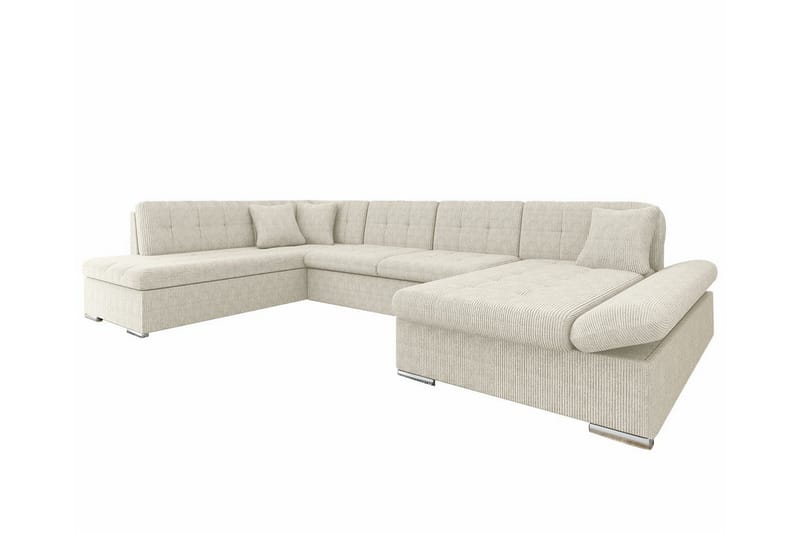 Zumar 4-sits Hörnbäddsoffa beige