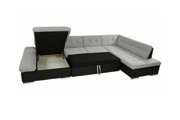 Zumar 4-sits Hörnbäddsoffa Dark green - Möbler - Vardagsrum - Bäddsoffor - U bäddsoffa