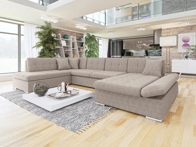 Zumar 5-sits U-Bäddsoffa med förvaring - Möbler - Vardagsrum - Bäddsoffor - Hörnbäddsoffa