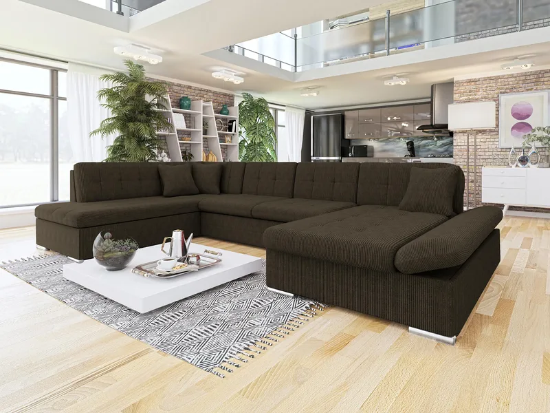Zumar 5-sits U-Bäddsoffa med förvaring - Möbler - Vardagsrum - Bäddsoffor - Hörnbäddsoffa