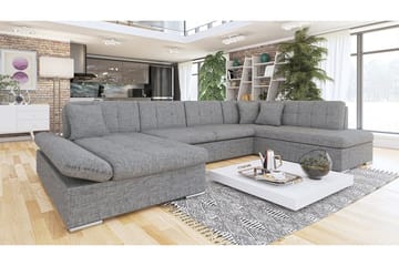 Zumar Bäddsoffa - Grå - Möbler - Vardagsrum - Bäddsoffor - U bäddsoffa