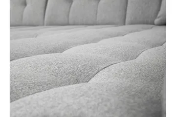 Zumar Bäddsoffa med Divan och Schäslong 4-sits i Konstläder - Svart/Grå - Möbler - Vardagsrum - Bäddsoffor - U bäddsoffa