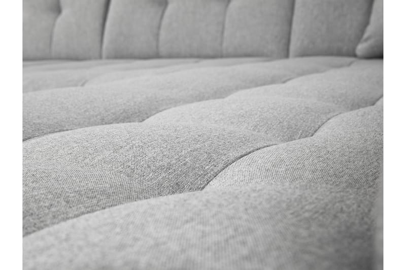 Zumar Bäddsoffa med Divan och Schäslong 4-sits i Konstläder - Vit/Grå - Möbler - Vardagsrum - Bäddsoffor - U bäddsoffa
