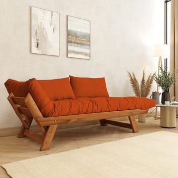 Zylar 2-sits Bäddsoffa - Brun/Orange - Möbler - Vardagsrum - Bäddsoffor